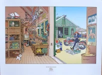Kuijpers-Henk-Second-hand-goldmine-cartel-original-editado-por-Griffioen-Grafiek-Amsterdam-en...webp